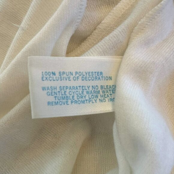 NOS Vintage Vassarette Juniors White Penguin Roller Skate Nightgown – Size Large - Picture 7 of 7